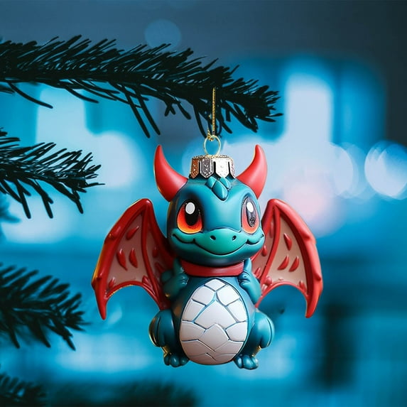 PRETXORVE Christmas Decorations, 1 Christmas Tree ornament, Christmas Decorations, Acrylic Christmas Pendant, Hanging Decoration, Suitable for Christmas Tree, Holiday Party, Car, Home Decoration