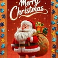 thumbnail image 1 of PRETXORVE Christmas Decorations, Christmas Decor, Children'S Puzzle, 130 Pieces, a for The Kids., 1 of 8