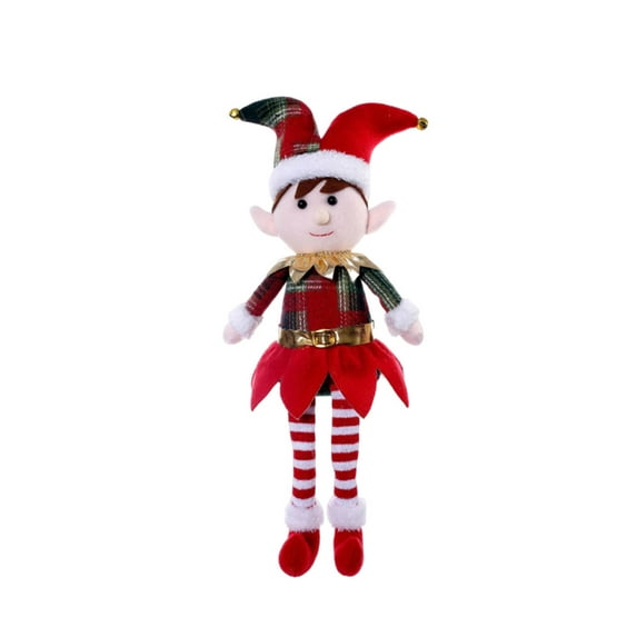 PRETXORVE Christmas Decorations, Christmas Tree Decorations, Christmas Leggy Soft Doll ornament Collector Doll Christmas Decoration