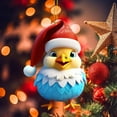 thumbnail image 1 of PRETXORVE Christmas Decorations, Christmas Tree Decorations, Cute Rooster Car Hanging ornament Home Tree Decoration Christmas Tree Decoration Home Decoration, 1 of 6