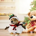 thumbnail image 1 of PRETXORVE Christmas Pet Costumes Christmas Snowman Halloween Day Costumes Spooky Transformation Dog Clothes Cats Pet Costumes, 1 of 5