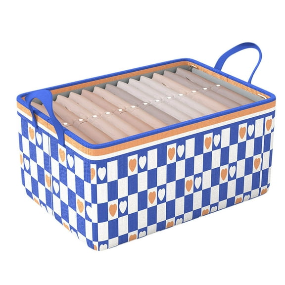 PRETXORVE Clothes Storage Bags Large Capacity Clothes Storage Bins Foldable Closet Organizers Storage Containers with Handles Thick Fabric for Blanket Comforter