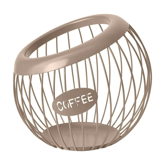 PRETXORVE Coffee Capsule Box, Large Capacity Kitchen Coffee Station organizer Rack, Metal Coffee Capsule Storage