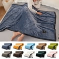 thumbnail image 1 of PRETXORVE Cool Bed Blankets Soft Lightweight Plush Fuzzy Cozy Luxury Blanket Microfiber Nap Blankets, 1 of 10