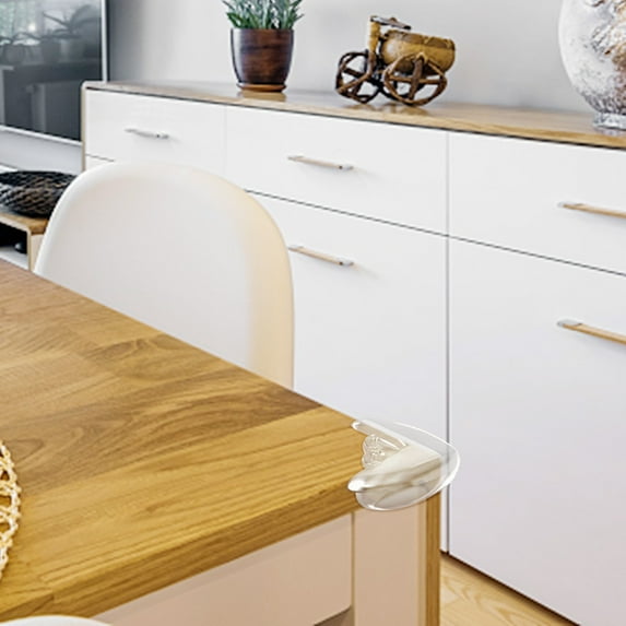 PRETXORVE Corner Protector Baby Children'S Transparent Soft Corner Protectors for Infants and Young Children'S Table Corner Protectors, Glass Coffee Table, Soft Rubber Corner Protectors