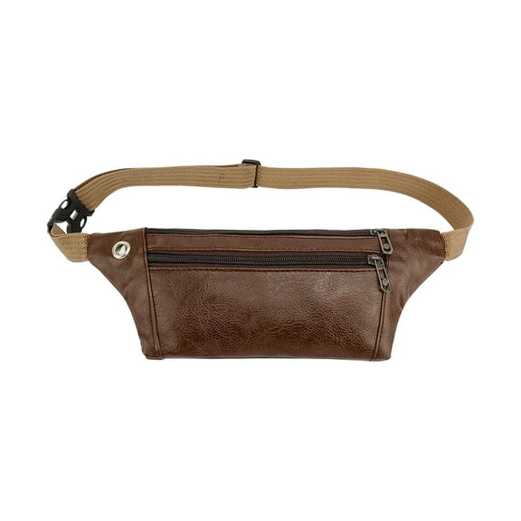 PRETXORVE Crossbody Bag, Pack for Men Women Travel Wallet Polyurethane Bag for Cell Phone Belt Bag Crossbody Bag for Travel Walking Running Hiking Cycling