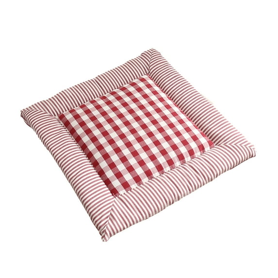 PRETXORVE Cushion, Seat Cushions For Home Use- Plush Cushion For Living Room Tatami- Plush Chair Cushion Winter Chair Cushion Dining Chair Stool Cushion- 16 Inch