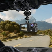 PRETXORVE Dash Cam, Dash Cam Front and Rear,1080P FHD DVR Car Driving Recorder 2.0Inch IPS Screen Dashboard Camera 170 Wide Angle,G-Sensor,Parking,Loop Recording