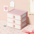 thumbnail image 1 of PRETXORVE Desktop Storage Box Drawer Style Storage Box Student Multifunctional Cosmetics Jewelry Box Stationery Organizing Box Storage Rack, 1 of 6