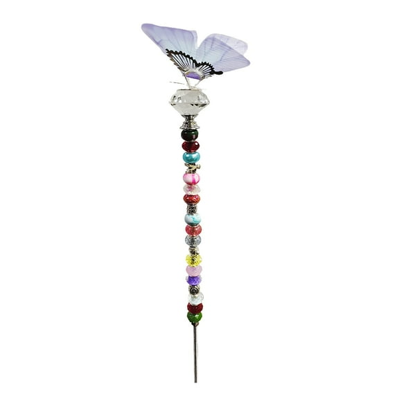PRETXORVE Diy Stick Bead Garden Stake Set Garden Stake Decoration Garden Set