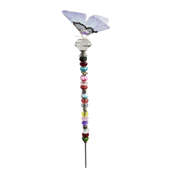 PRETXORVE Diy Stick Bead Garden Stake Set Garden Stake Decoration Garden Set