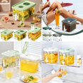 thumbnail image 1 of PRETXORVE Drink Dispenser, Beverage Dispenser, 3.5L Refrigerator Drink Dispenser Fridge Cold Kettle Jar Transparent, 1 of 10