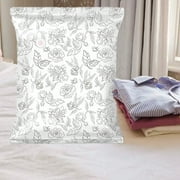 PRETXORVE Extra Large Storage Bag Vacuum Bags for Clothes Transparent Storage Space for Bedding Comforters Blanket Clothes