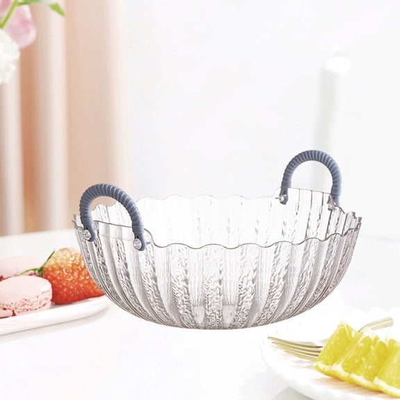 PRETXORVE Fashion Easy High Fruit Tray Household Candy Snack Tray Multi-colour Living Room Coffee Table Fruit Tray Large Capacity