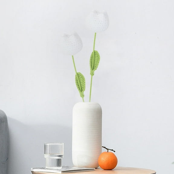 PRETXORVE Faux Plants, Artificial Plants, 2 Handwoven Flower Bunches Artificial Flowers Home office Party Wedding Decoration Birthday Gift