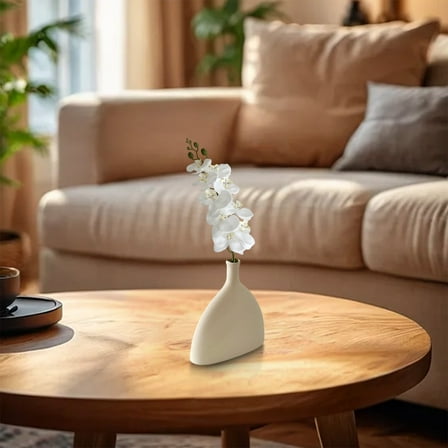 PRETXORVE Faux Plants, Artificial Plants, 9 Stems Artificial Phalaenopsis orchid Fake Flower Home Decoration Living Room Wedding Party Entrance Table Center Decoration