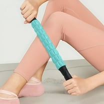 PRETXORVE Fitness Massage Stick Foam Roller Plastic Roller Bar Rod Yoga Deep Muscle Relaxation Massage Stick