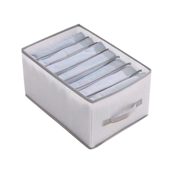PRETXORVE Foldable Clothing Storage Box Wardrobe Classification Container Household Clothing Bedroom Socks Pants Drawer Organizers