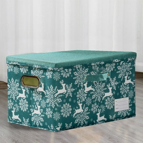 PRETXORVE Foldable Storage Box with Lid Fabric Storage Box with Lid, Closet Storage Box, Room Organization, Office Storage, Toy Storage