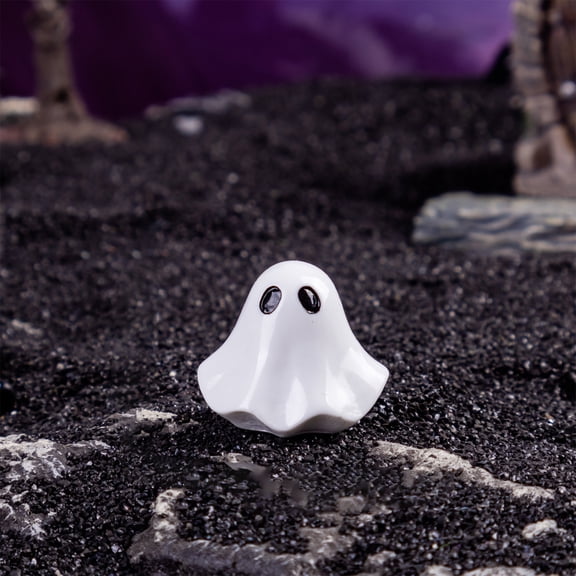 PRETXORVE Halloween Decor, Fall Decor, Halloween Floating Ghost Desktop Decor Handmade Resin Decorations Corn Grain Decor