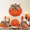 thumbnail image 1 of PRETXORVE Halloween Decorations, Halloween Fall Decor, 40Cm Pumpkin Wreath with Bow and Berries - Home Porch Decoration - Pumpkin for Halloween Christmas Thanksgiving Wall Decoration, 1 of 8