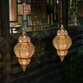 thumbnail image 1 of PRETXORVE Hanging Solar-Powered Lantern Outdoor Decoration, 1 of 9