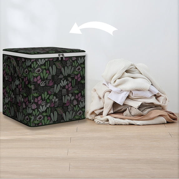 PRETXORVE Heavy Duty Storage with Reinforced Handles Extra Large Storage Bags for Clothes Tote Bag Thickened Double Zipper for Space Saving Travel