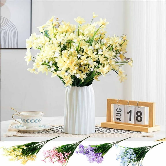 PRETXORVE High-end Artificial Flowers Single Flower Artificial Flowers Home Decoration Plastic Flowers