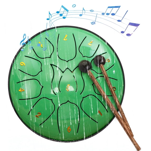 PRETXORVE Home Decor, Room Decor, 6 inch 11 note Children's Hand Drum Drum Adult Handpan Drum