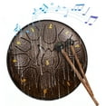 thumbnail image 1 of PRETXORVE Home Decor, Room Decor, 6 inch 11 note Children's Hand Drum Drum Adult Handpan Drum, 1 of 5