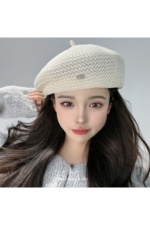 Home Decor, Room Decor, Adjustable Beret Light and Breathable Beach Hat Suitable for Summer Outdoor Activities