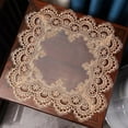 thumbnail image 1 of PRETXORVE Home Decor, Room Decor, Bedside Tablecloth Cover Lace Fabric Fashionable Home Square Table Mat Breathable Condition Cover Cloth, 1 of 6