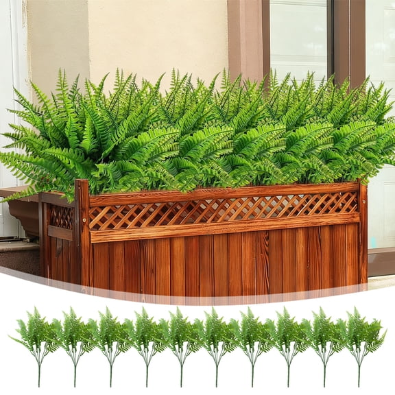 PRETXORVE Home Decor, Room Decor, Fake Persian Grass Artificial Plants. Green Plant Decor for Room Home Garden Decoration and Festival Decorations