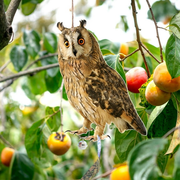 PRETXORVE Home Decor, Room Decor, Hanging Scarecrow Owl Decoration orchard Scaring Decoration Outdoor Decoration Wind Chimes