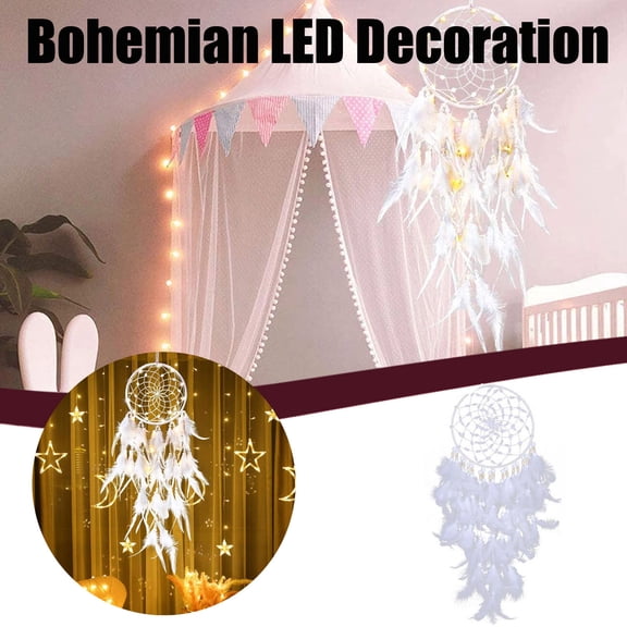 PRETXORVE Home Decor, Room Decor, Lace White Wall Hanging Home Decoration