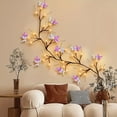 thumbnail image 1 of PRETXORVE Home Decor, Room Decor, Led Chandelier Room Wall Decoration Climbing Wall Light Artificial Plant Light, 1 of 8