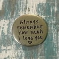 thumbnail image 1 of PRETXORVE Home Decor, Room Decor, Personalized Stainless Steel Pocket Decision-Making Lucky Engraved Lovers and, 1 of 2