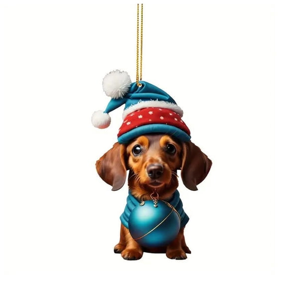PRETXORVE Home Decor, Room Decor, Sausage Dog Car Hanging Decoration Halloween Hanging Decoration