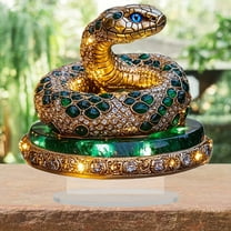 PRETXORVE Home Decor, Room Decor, Snake-Shaped Acrylic Desktop Decoration, Bohemian Theme, Annual Gift