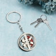 thumbnail image 1 of PRETXORVE Home Decor, Room Decor, Unisex Small Gift Pendant, Alloy Car Wheel Hub Keychain, Tire Rim Keychain, Car Part Model Key Ring., 1 of 4
