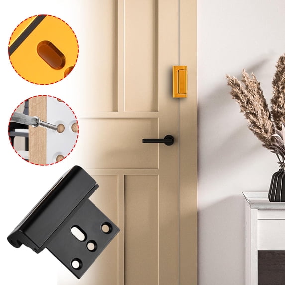 PRETXORVE Home Security Door Reinforcement Lock indoor Bathroom Lock