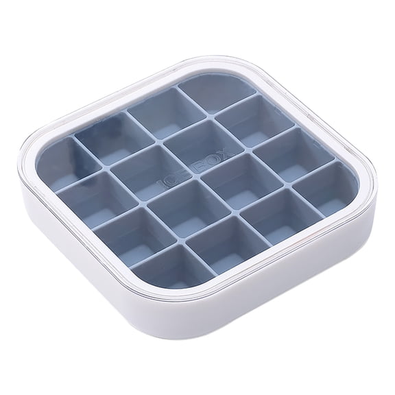 PRETXORVE Ice Tray With Lid 16 Tray Homemade Ice Tray Ice