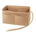 thumbnail image 1 of PRETXORVE Insert Bags Handbag Tote Purse Organizer 10 Pockets Bag In Bag Travel Storage Pockets, 1 of 3