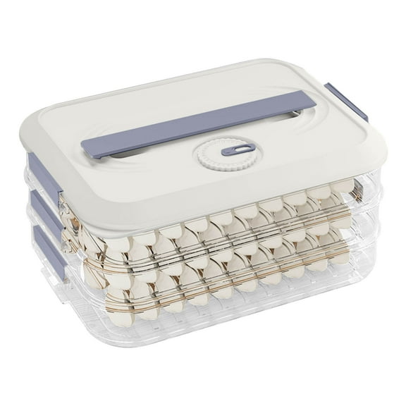 PRETXORVE Kitchen Tools, Kitchen Accessories, Dumpling Box Well Sealed Storage Container Multi-Layer Storage Drawer Stylish Storage Container Easy Storage Box Food Refrigerator Container