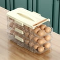 thumbnail image 1 of PRETXORVE Kitchen Tools, Kitchen Accessories, Refrigerator Door Rolling Rack Holding Storage Box Refrigerator Can Be Stacked with Portable Box Kitchen Box, 1 of 3