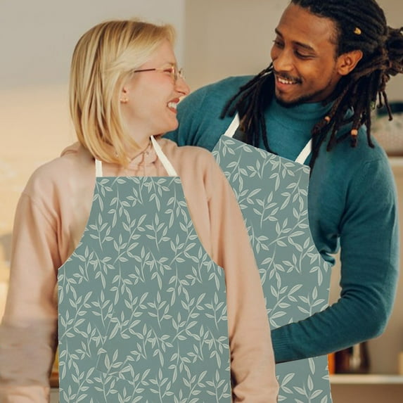 PRETXORVE Kitchen Utensils, Kitchen Gadgets Clearance, Cooking Apron Women'S Cotton and Linen Apron Adjustable Cooking Rainproof Kitchen Apron Barbecue Apron Men'S Free-Fouling