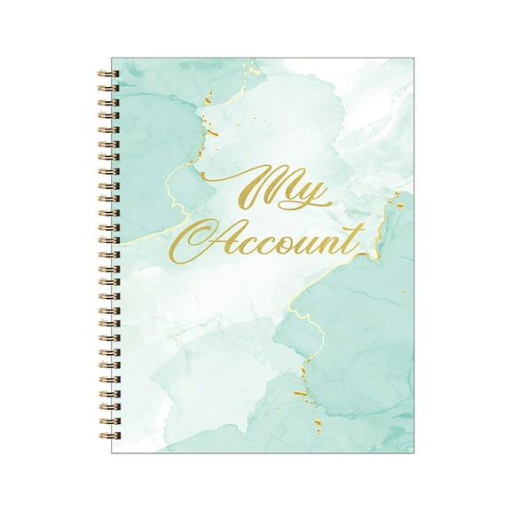 PRETXORVE Ledger Book - English Accounting Book - Bank - Checkbook