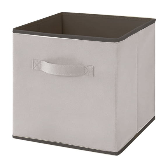 PRETXORVE Lidless Clothes and Toys Organizer Desktop Storage Box Closet Drawer Non-Woven Storage Box Beige Style