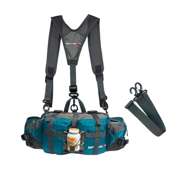 PRETXORVE -Light Multi-Functional Outdoor Waist Bag Backpack Men'S Hiking Backpack with Water Bottle-Light Multi-Functional Outdoor Waist Bag