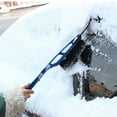 thumbnail image 1 of PRETXORVE Long Handle Scraper With Brush Deicing Shovel With Brush, 1 of 3